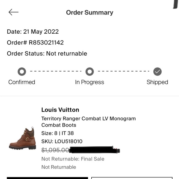 SOLD! Louis Vuitton Boots size 8 - Picture 10 of 10